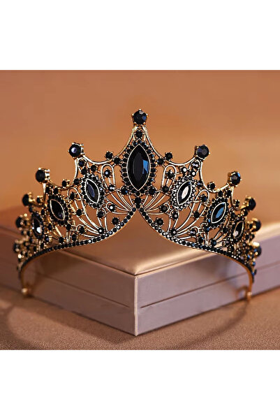 Choice Black Queen Crowns for Women Pageant Crown with Combs Princess Crown f...