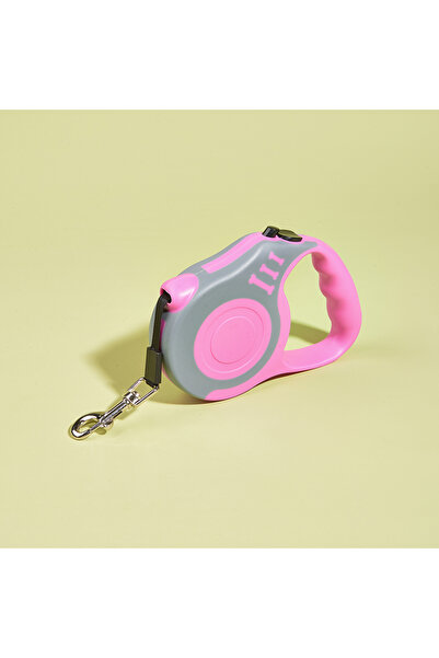 Choice طوق كلاب رمادي وردي بطول 3 أمتار و5 أمتار، مناسب للكلاب والقطط الصغيرة...