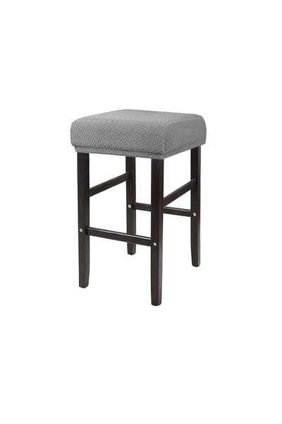 Choice 1pc chair cover A3 1pc Square Stool Chair Cover Jacquard Elastic Anti-...