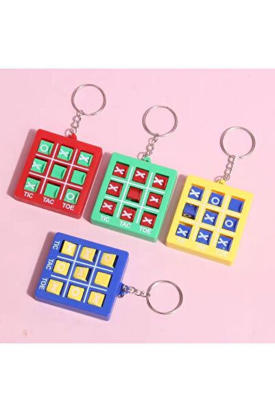 Choice 5 قطع من سلسلة مفاتيح تيك تاك تو الملونة للأطفال ألعاب تعليمية لحفلات ...
