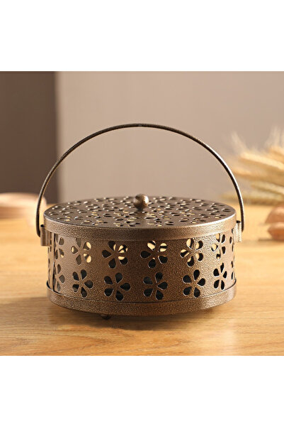 Choice bronzer Vintage Cast Iron Mosquito Coil Holder Incense Burner - Portab...