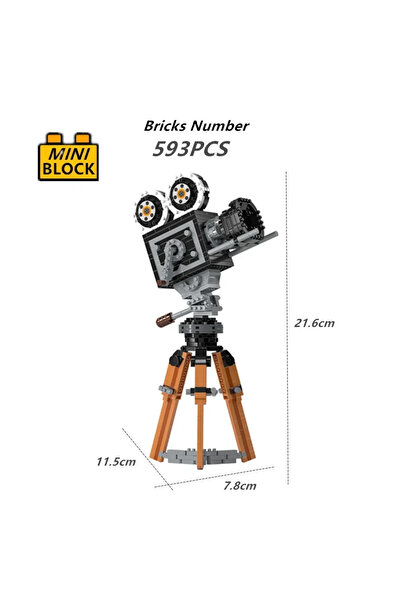 Choice بدون علبة بيع بالتجزئة، 593 قطعة من مكعبات بناء صغيرة جدًا لأفلام سينم...