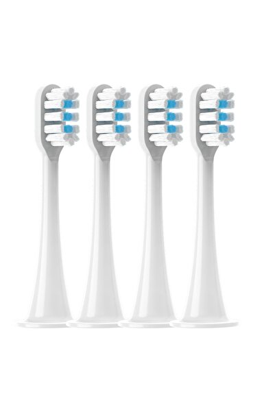 Choice 4Pcs White and Blue 4 Pcs/Pack Electric Toothbrush Replacement Heads F...