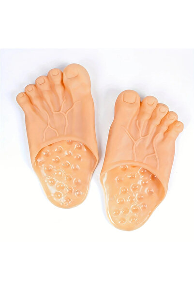 Choice زوج واحد من النعال المضحكة والساخرة، أحذية تحاكي المشي حافيًا، أحذية ب...