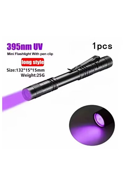 Choice مصباح يدوي محمول بالأشعة فوق البنفسجية بطول موجي 395 نانومتر مزود بمشب...