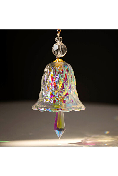 Choice1 أجراس رياح كريستالية متعددة الألوان، معلقة على شكل صائد شمس، جرس موسي...