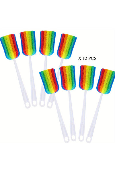 Choice COLOUR 12PCS 12pcs Cleaning Bottle Washer Long Bottle Brush Coffee Cup...
