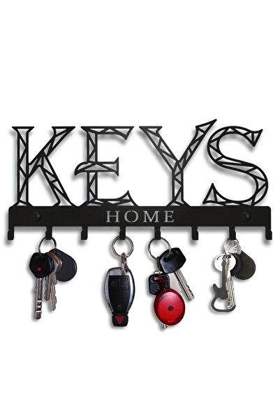 Choice TY-019 قطعة واحدة رف تخزين معدني مثبت على الحائط مع خطاف حامل مفاتيح ع...