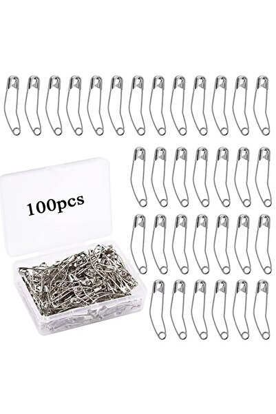 Choice 38mm 100pcs/box 38MM Curved Safety Pins Quilting Basting Pins Bent Saf...