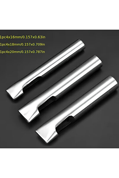 Choice 3 قطع من مثاقب الجلد كبيرة الحجم بيضاوية الشكل، مصنوعة من الفولاذ، لثق...