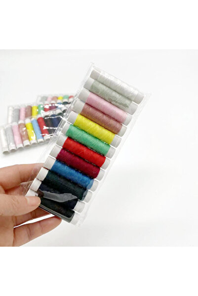 Choice 12pcs color mixing 12-Color household polyester thread, various colors...