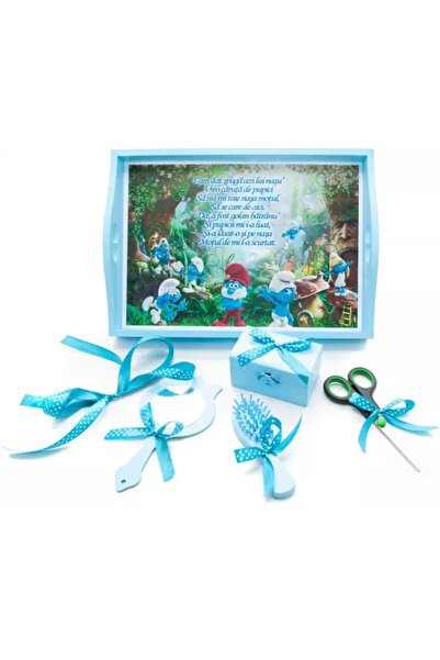 Inovius Tavita Mot cu 6 Piese , Strumfii - TPM05