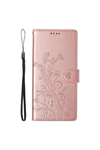 Choice جراب جلدي فاخر وردي اللون قابل للطي لهاتف iPhone 17 Pro Max DF015، متو...