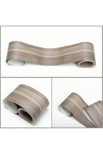 Choice ملصق إصلاح إطار باب PVC بنقشة خشب الجوز الضحل، لفة واحدة، 8 سم × 5 م، ...