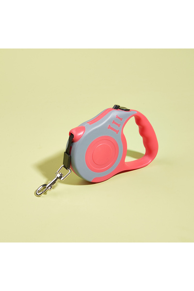 Choice طوق كلاب بطول 5 أمتار، أحمر ورمادي، 3 أمتار، 5 أمتار، مناسب للكلاب وال...