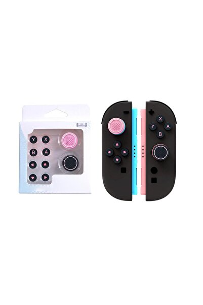 Choice أغطية أزرار الإبهام J لجهاز التحكم Switch 2، غطاء سيليكون ملون لمقبض S...