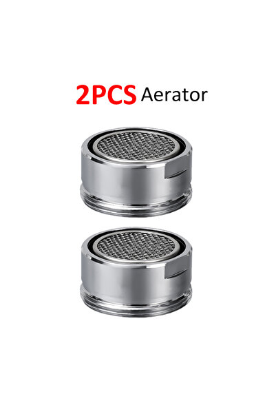 choice2 قطعتان من مهوية صنبور حوض المطبخ، موفرة للمياه، مقاومة للرذاذ، شبكة ت...