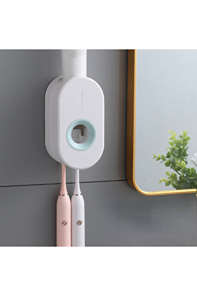 Choice WHITE 1pc Automatic Toothpaste Dispenser, Squeezer, Bathroom Wall-moun...