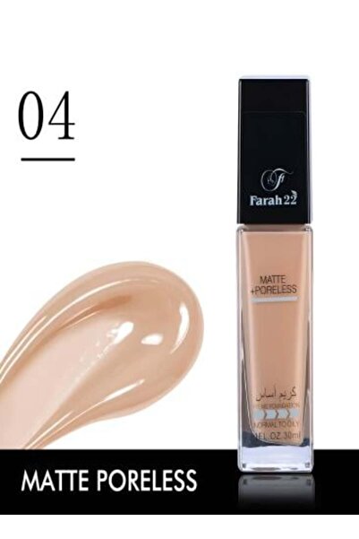 Farah22 Foundation - Lightweight Liquid Formula for Flawless Finish NO.04