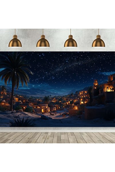 Choice5 قماش خلفية مشهد ميلاد السيد المسيح متعدد الألوان 150×100 - ليلة مرصعة...