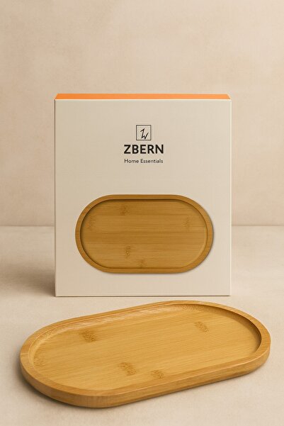 KAMPANYALI Bambu Ağacından Oval Sunumluk 20×12×2 Cm | Doğal Ahşap Servis ve S...