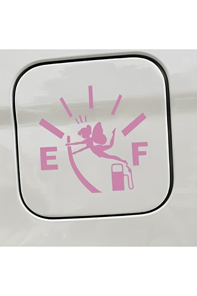 Choice pink Car fuel tank cap sticker fairy cute fuel explosion gauge sticker...