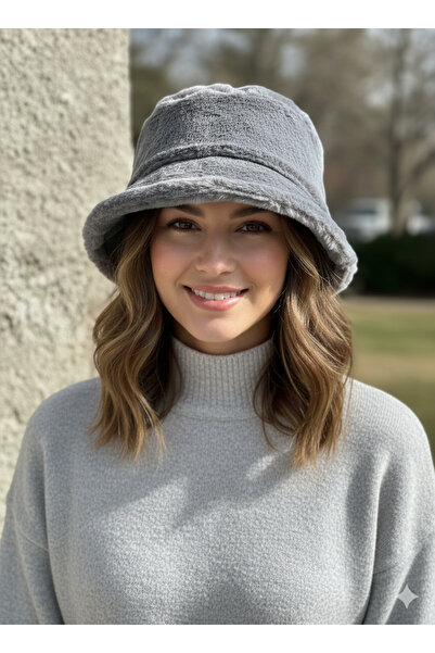 IronMoon Yumuşak Peluş Dokulu Kova Bucket Şapka