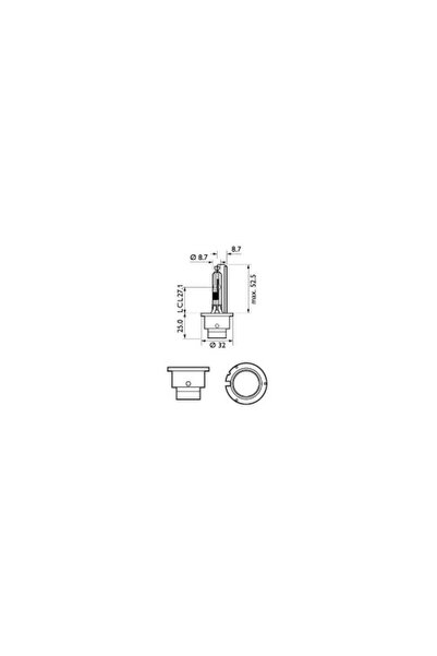 Philips Bec Xenon 85V D2R 35W Vision