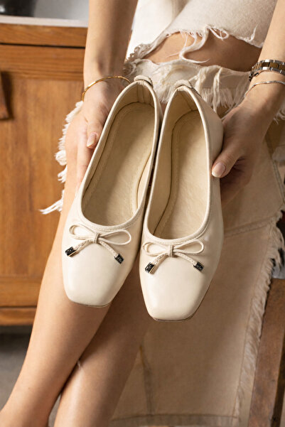 STOCON Крем Rugan М'які балетки з бантиком для жінок Ортопедична легка підошв...