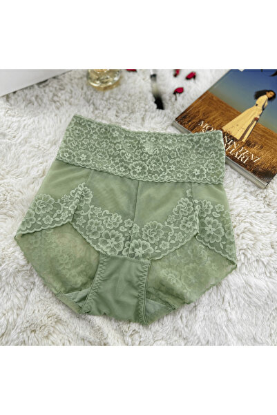 Elaram Yüksek Bel Dantelli Kadın Külot – Yumuşak Dokulu, Konforlu Günlük İç Ç...