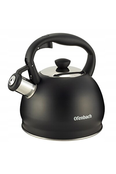 Ofenbach Kettle, Stainless Steel, 2.0L, Black