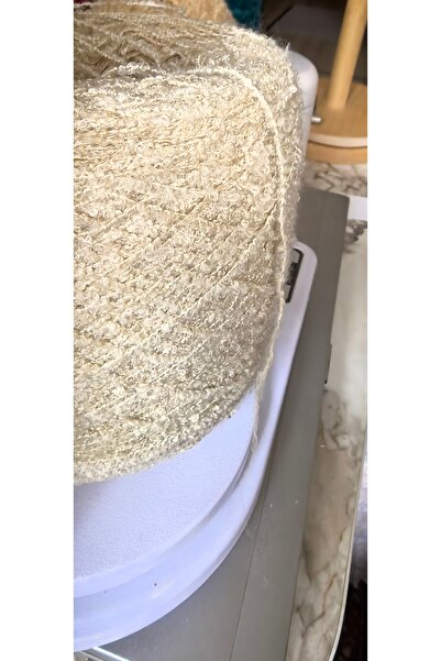 bymila خيط محبوك يدويًا من نوع بوكليت موهر باللون الأخضر الفاتح 165 جرام