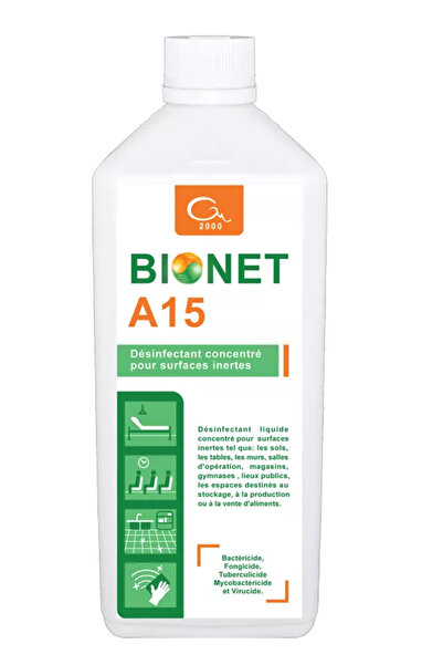 Bionet A15 DEZINFECTANT CONCENTRAT 1 L