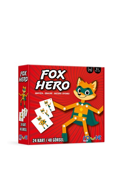 Route Games Fox Hero - Motor Skill and Memory Game - Card-Based Moving Intelligence Game
