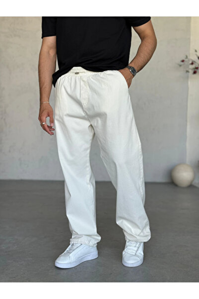 FO4RBS KM50 Klips Detay Gabardin Pantolon Bej