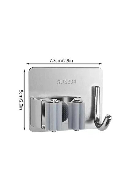 Choice خطافات تخزين A2 لاصقة متعددة الأغراض للجدران، خطافات لتعليق الممسحة وا...