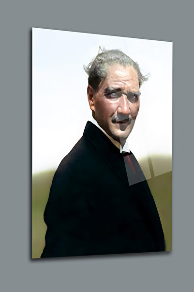 glassartdesign Ατατούρκ Γυάλινη Ζωγραφική-40