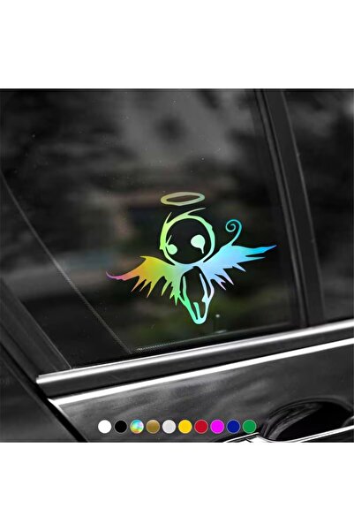 ÖZGÜL REKLAM Ölüm Meleği Çıkartması Gotik Sticker Araba sticker / Motor Stick...