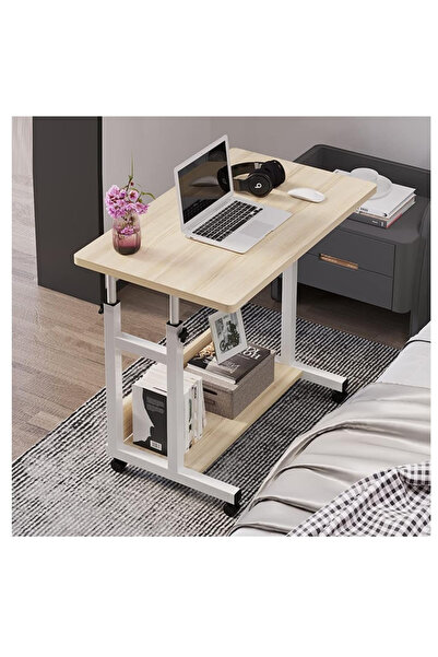 LAOBAN مكتب كمبيوتر، مكتب مكتبي، ارتفاع قابل للتعديل، مكتب صغير قابل للطي للأ...