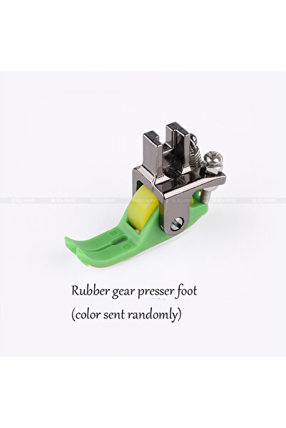 Choice3 3pcs Rubber gear Colored Narrow-Type Roller Presser Foot-Universal fo...