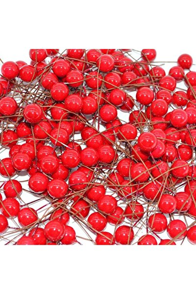 Choice F03 100pcs Artificial Pearl Stamens Flower Small Berries Cherry For We...
