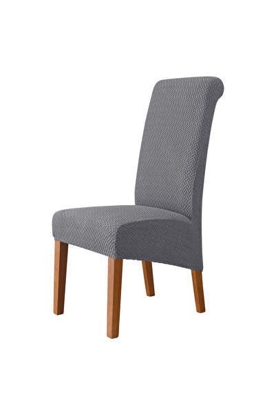 Choice7 غطاء كرسي كبير الحجم من قطعة واحدة، رمادي داكن، مصنوع من صوف الفليس ا...