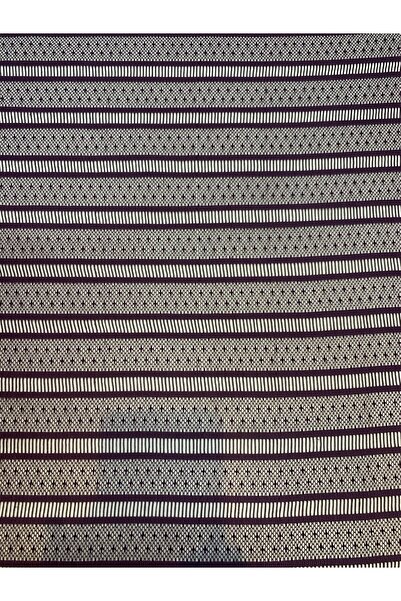 Yiğit Kumaş Фіолетова мереживна тканина в смужку -