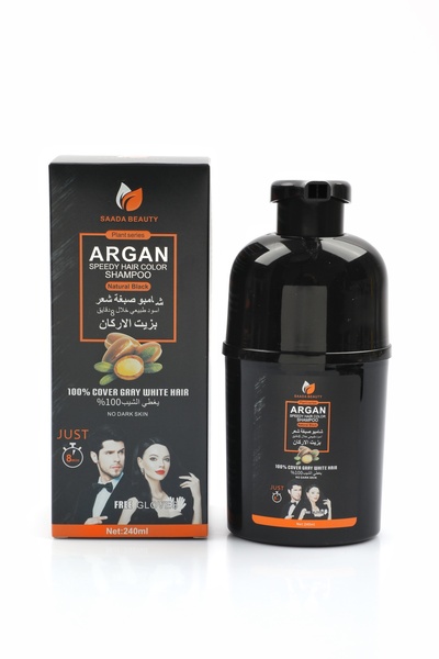 SAADA BEAUTY شامبو صبغة شعر بزيت الارغان بالوان متعددة 240مل