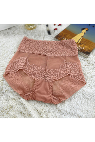 Elaram Yüksek Bel Dantelli Kadın Külot – Yumuşak Dokulu, Konforlu Günlük İç Ç...