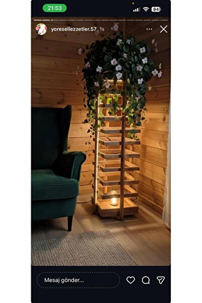 CNC WOOD STYLE Ahşap abajur