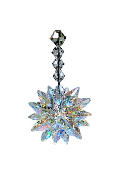 Choice snowflake Colorful Crystal Suncatcher Prism Ornament - Rainbow Maker W...