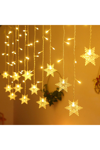 Choice USB Power Warm White 3M LED Snowflake LED Ice String Fariy Lights USB/...
