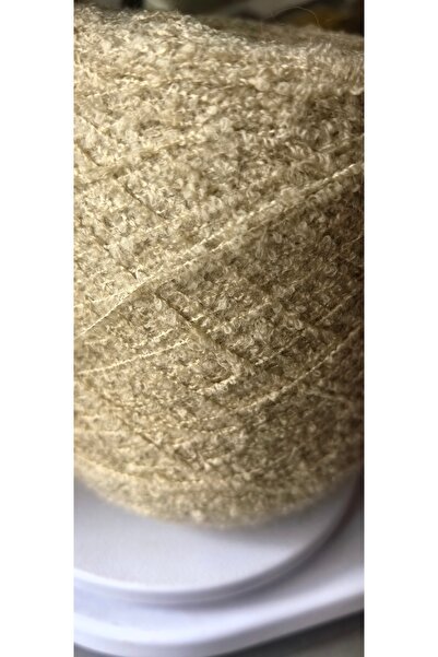 bymila خيط حياكة يدوي بلون كريمي فاتح بيج 235 جرام