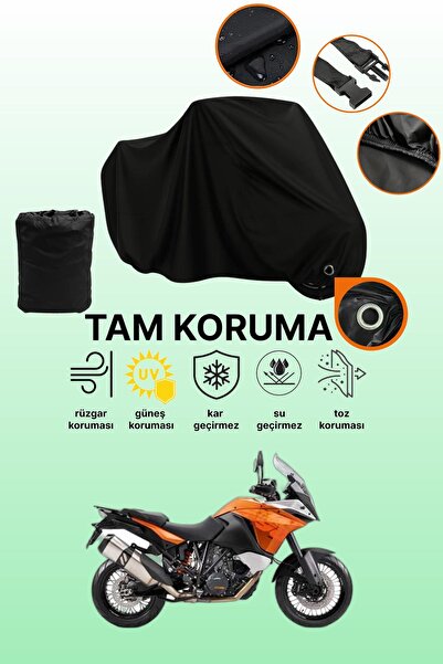 dokaca قماش دراجة نارية متوافق مع KTM 1190 Adventure متوافق مع قفل أسود
